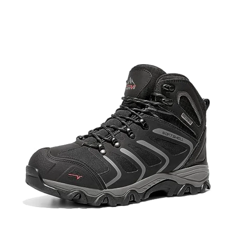

Men's Ankle High Waterproof Hiking Boots Outdoor Lightweight Shoes Trekking Trails Armadillo