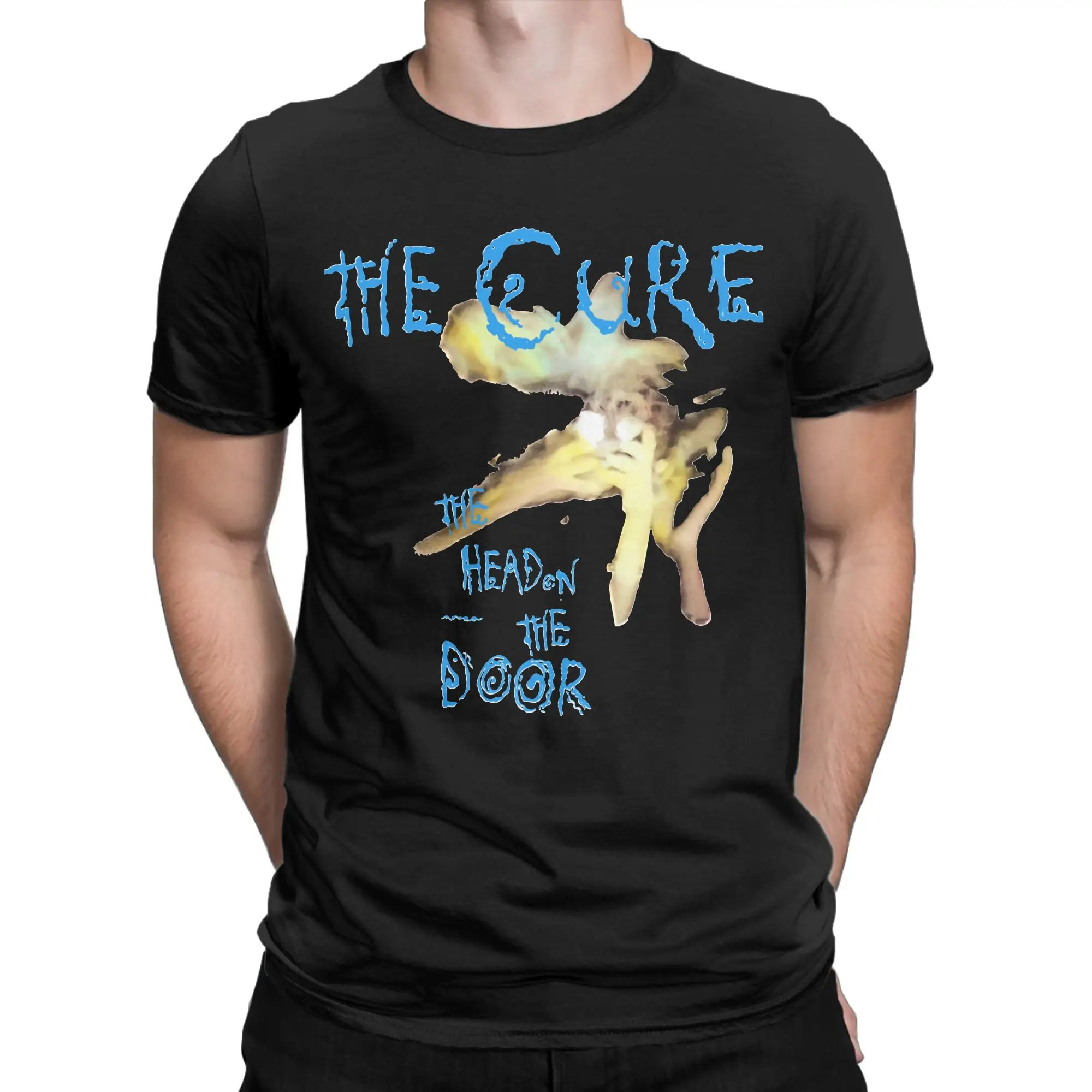 The Head on the Door T Shirts Cotton Novelty T-Shirt Round Neck The Cures   Retro Wave  Tees Short Sleeve Clothes Original