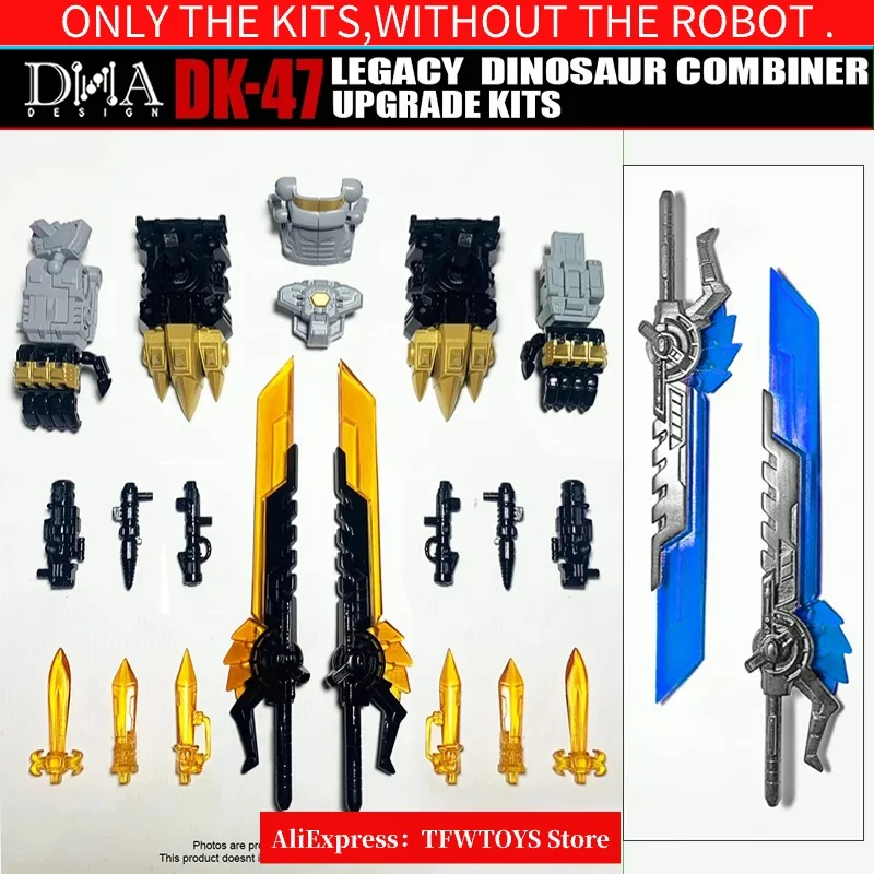 [IN STOCK] DNA DK-47 Upgrade Kit For LEGACY DINOSAUR COMBINER Core-class Volcanicus DK47 Accessories