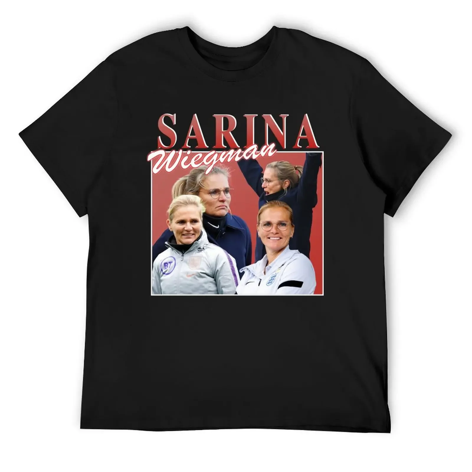 Retro Sarina Wiegman T-Shirt Aesthetic clothing oversized graphic tee luxury clothes men