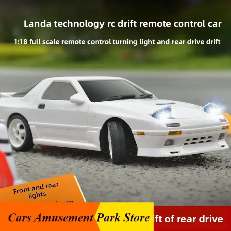 Para 1:18 LD1802 RC Drift Car 2,4G Control remoto en carretera ESP giroscopio LED RC coche de carreras juguetes para niños