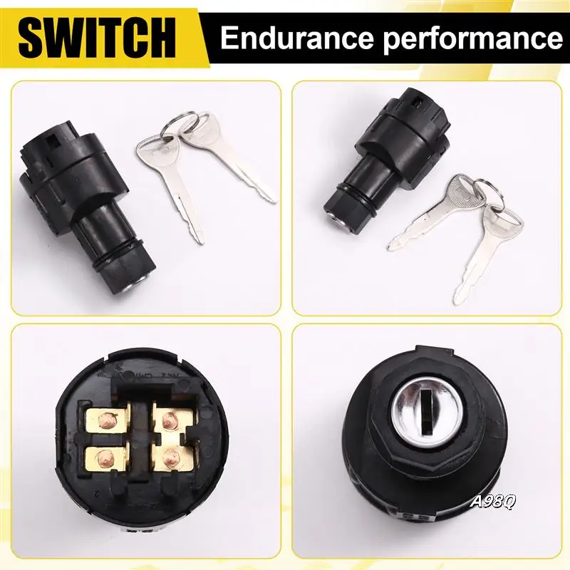 

Ignition Switch 57590-23342-71 4P With 2 Keys For Toyota Forklift Truck 30-8FG10 30-8FG25 30-8FG30
