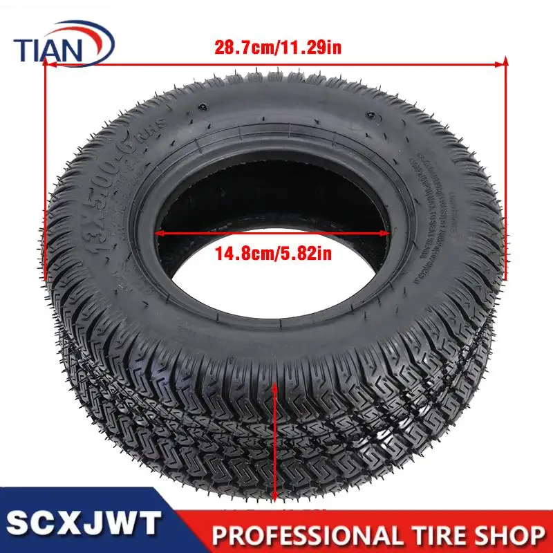 High Performance Go-Kart Beach 13x5.00-6 Tubeless Tire Highway Tyre Motor Wheels 13inch Electric Scooter Tires