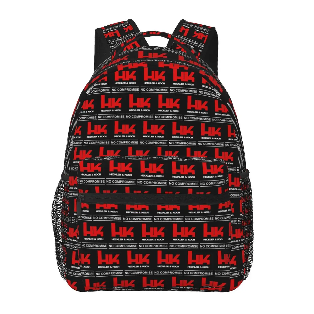 

Heckler Koch Hk Mg4 Gun Pistol Riffle Military Army Student Backpack School Bag Hiking Travel Daypack Bookbag Shoulder Bags