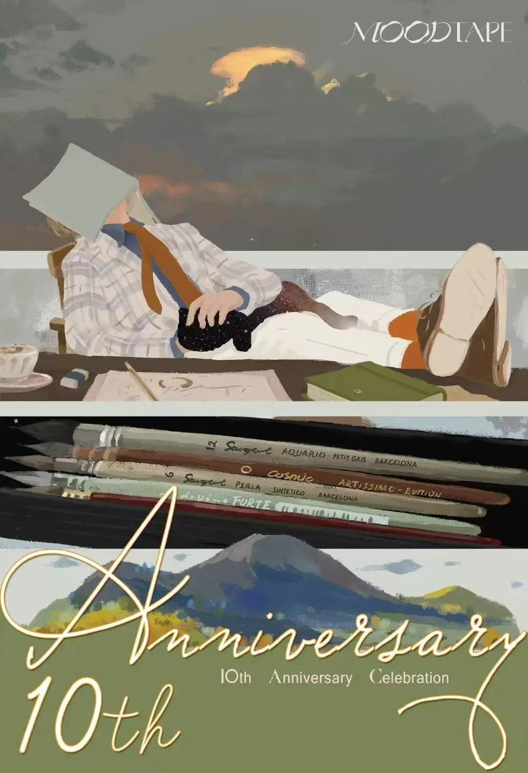 

Винтажная лента для художника в пустыне Васи, ПЭТ-лента для изготовления карточек-планировщиков, сделай сам, план для скрапбукинга, декоративная наклейка