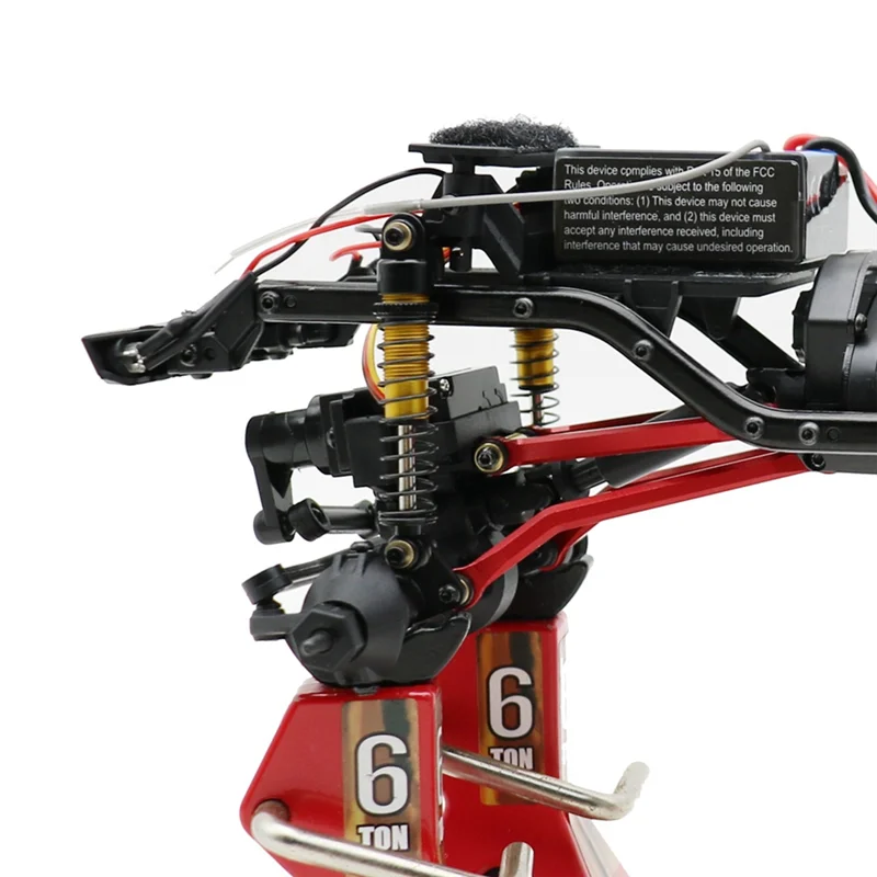 8 шт. 40 мм металлический демпфер амортизатора для осевого SCX24 C10 JLU Gladiator Bronco 1/24 RC Crawler, детали для обновления автомобиля, 2