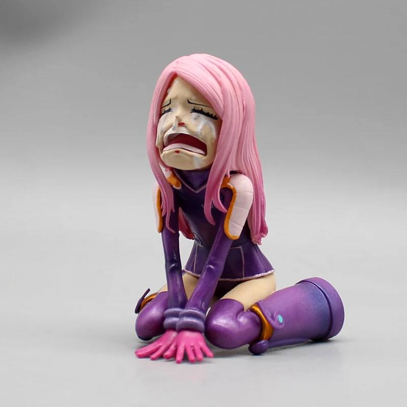 9cm One Piece Birthday Decorations Doll Crying Jewelry Bonney Action Figure Eggplant Island Model PVC Collectible Q Version Toys