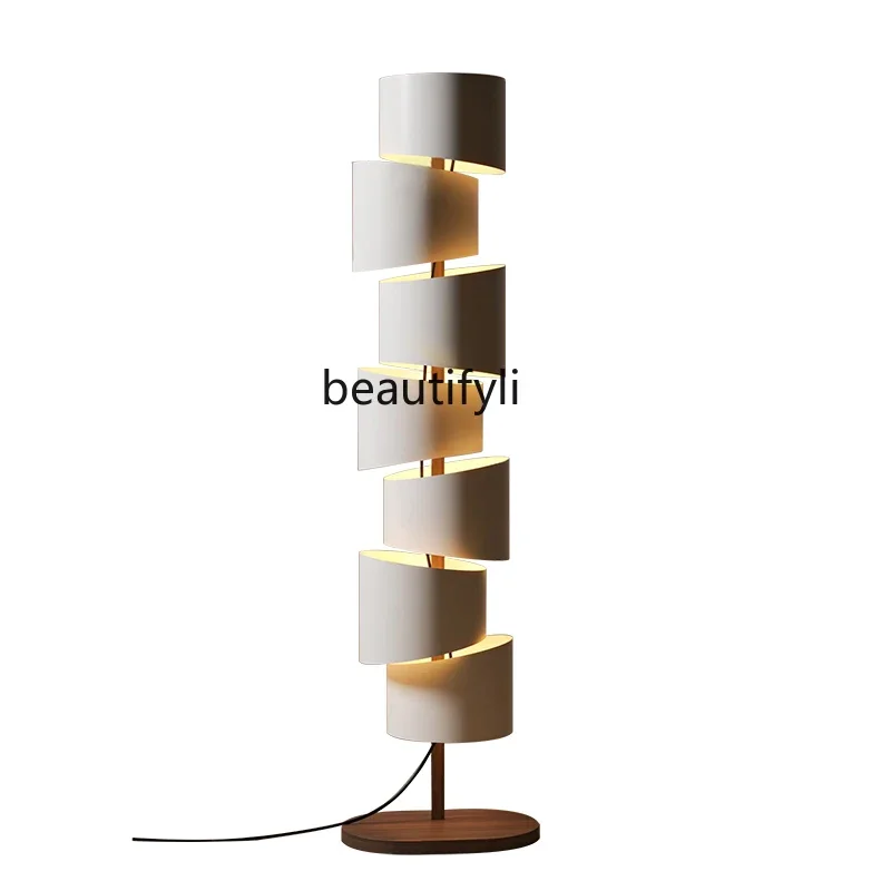 

Living Room Study Bedroom Floor Lamp Quiet Wind Warm Floor Lamp Villa Modern Minimalist