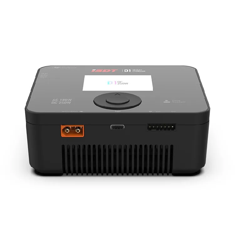 ISDT D1 Smart AC‑DC Dual Mode Balance Charger Discharger 10A AC100W DC250W 1‑6S LiPo LiHV For FPV Drone RC Car Battery
