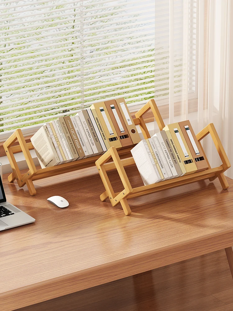 Desktop bookshelf, bay window storage shelf, windowsill edge stand, children's small bookcase, office table simple