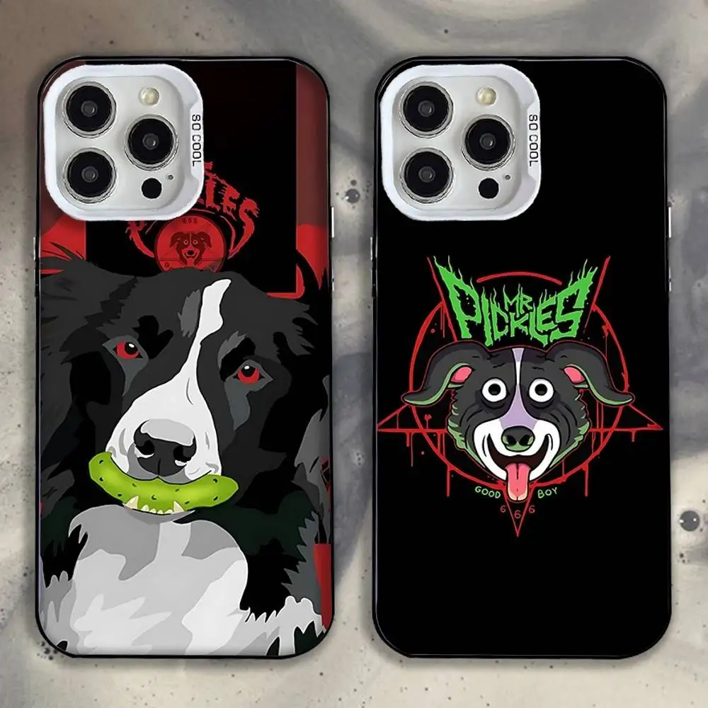 

Cartoon Mr Pickles 666 Phone Case For iPhone 16,15,14,13,12,11,Mini,Pro,SE,MAX White Matte Shockproof Cover