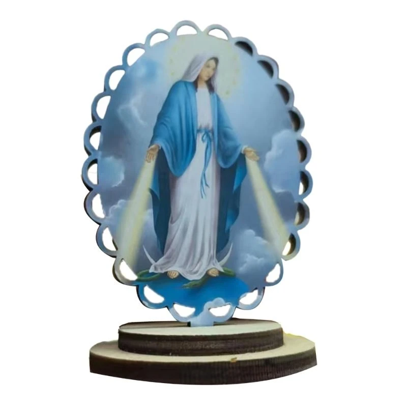 X22D Quality Virgin Marys Statue Standing Icons with Intricate Detail Perfect for Religious and Artistic Collectors