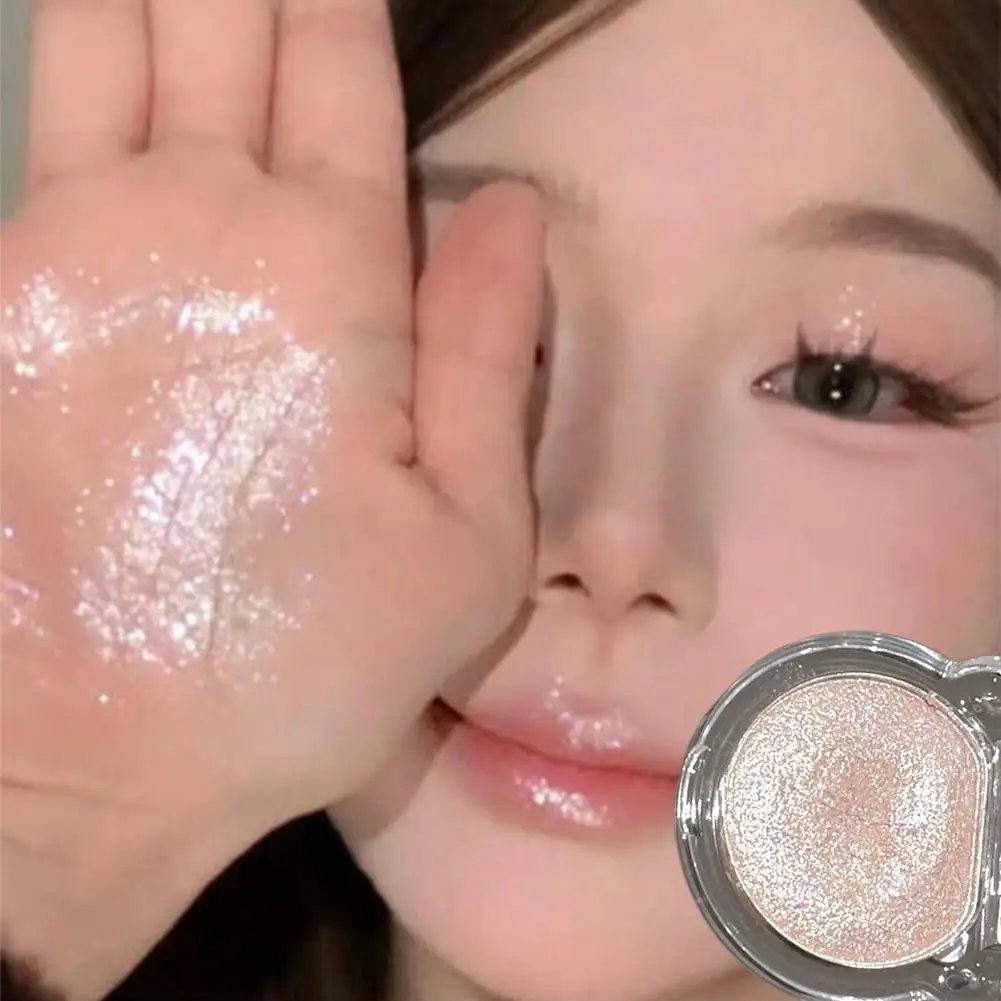Evidenziatore glitterato con diamanti Shimmer Evidenziatore brillante Trucco viso e corpo Illumina glitter Trucco contorno naturale