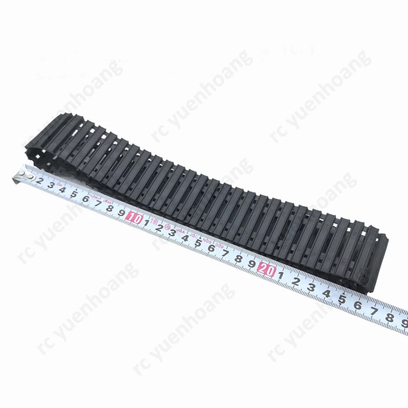 Simulierte Gummikette, verdickte Schneewheel-Schienen, DIY-Modellzubehör für ferngesteuerte Bagger/Schneetank/Off-Roader