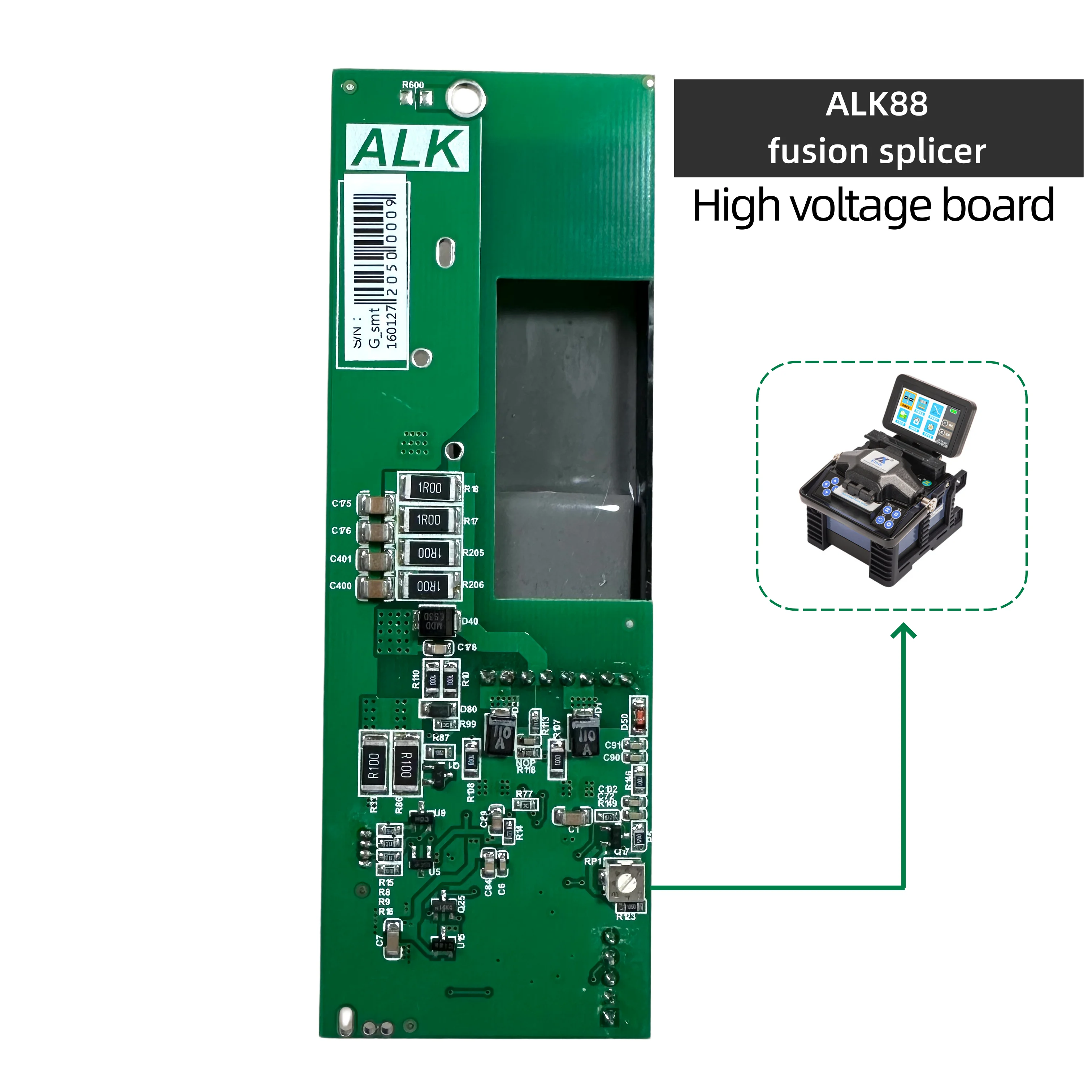 ALK-88 Fiber optic fusion splicer accessories discharge high voltage board core components Welding Machine