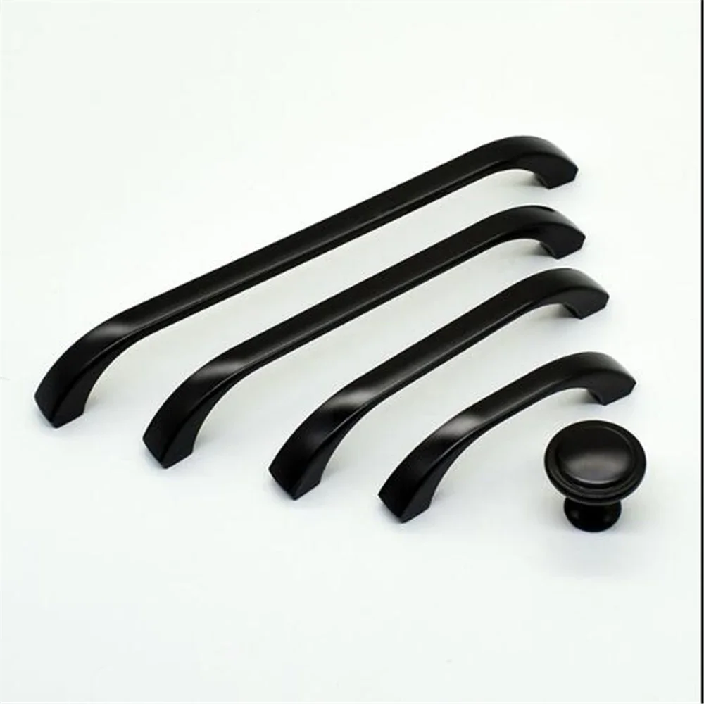 

Cabinet Drawer Handle Light Luxury Simple Cabinet Door Handle American Modern Invisible Wardrobe Door Handle Black