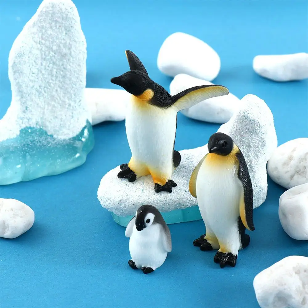 Handmade Small Seal Penguin Model Iceberg Fairy Garden Ornament Micro Landscape Miniature Winter Figurine