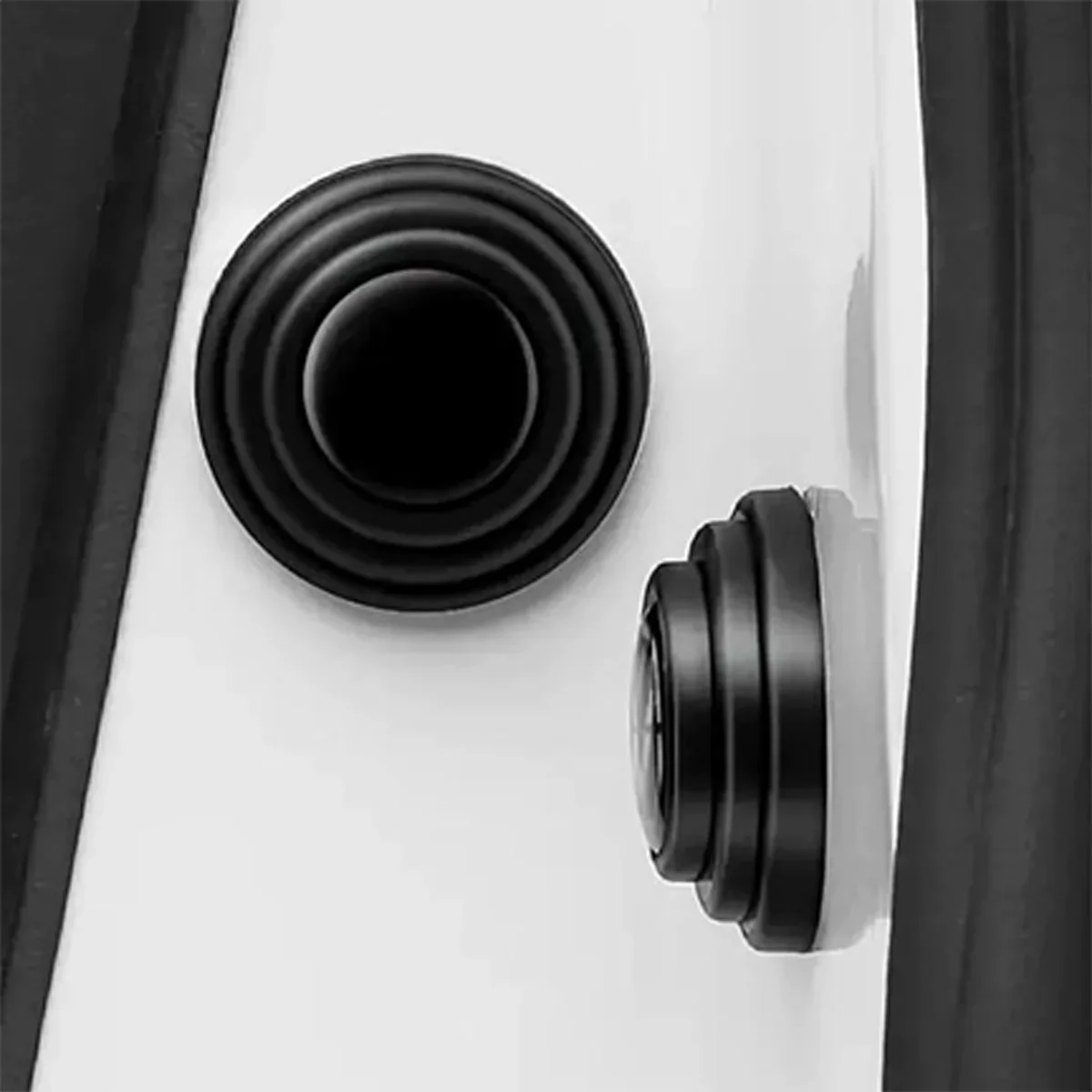 10/20/30pcs Car Door Black Circular Silicone Shock Absorber Pad Universal Shock Absorber Pad Car Door Panel Shock Absorber Pad