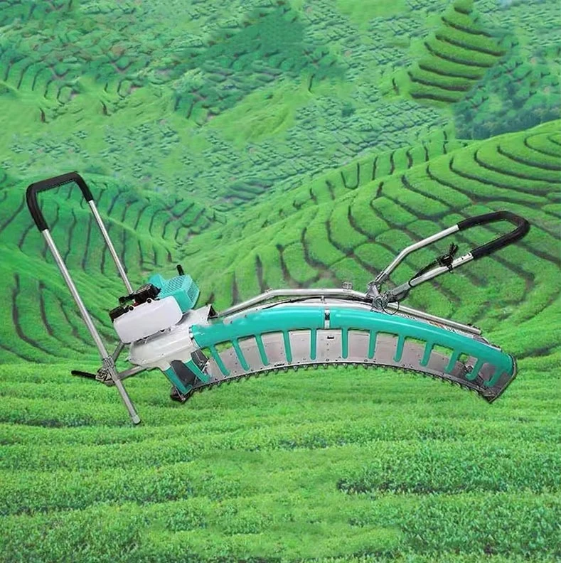 Machine à plumer le thé à essence - Récolteuse 2 temps à deux hommes avec longueurs de lame interchangeables