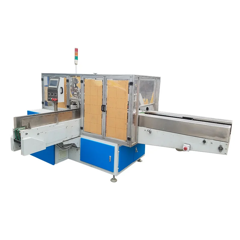 YG Hot Sale Facial Tissue Paper Making Machine Plastic Bag Sealing 4 Lines Paper Tissue Folding and Processing Production Line