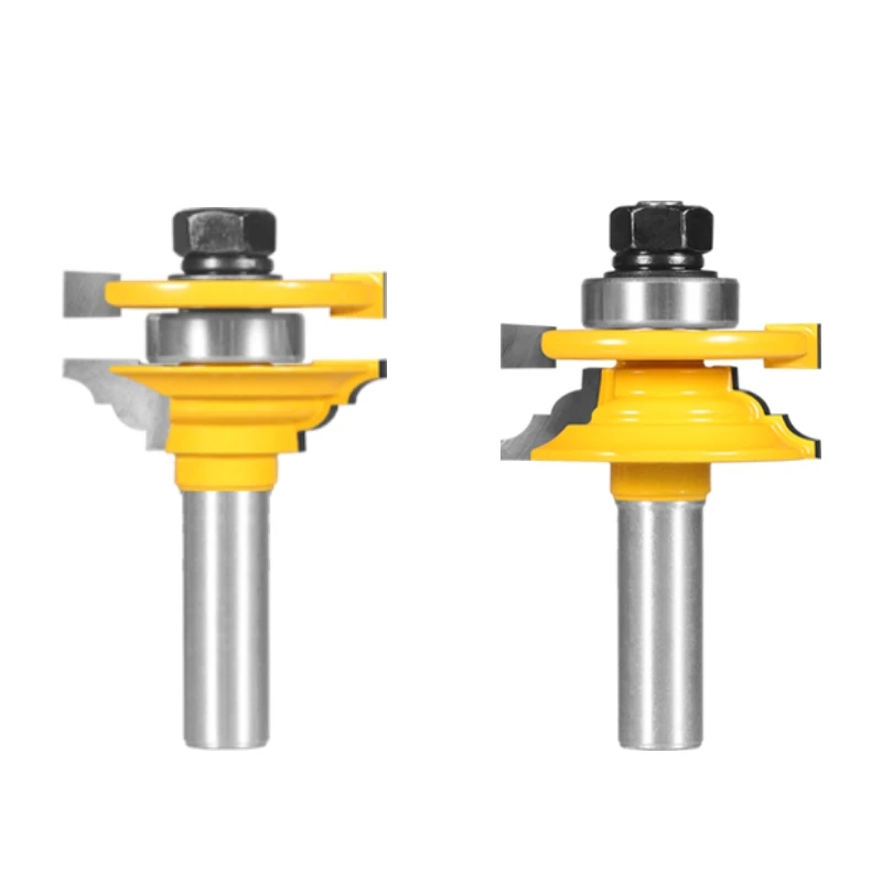 YUSUN 8MM 12MM 12.7MM Shank Stile＆Rail Assembles-Classical  Router Bit Woodworking Milling Cutter For Wood
