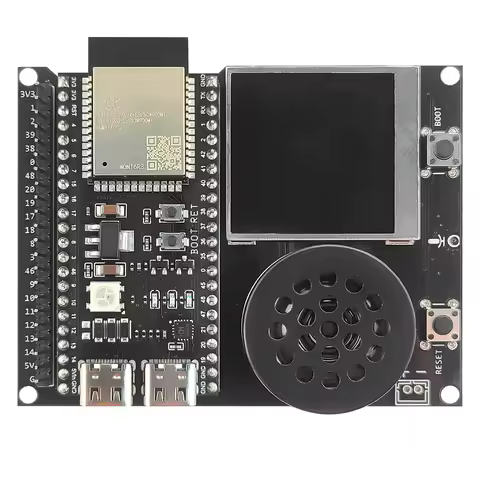 ESP32 S3 N16R8 Development Board with 1.54 Inch TFT Display Speaker Expansion Adapter Kit for DIY AI Type-C Wifi Module ESP32-S3