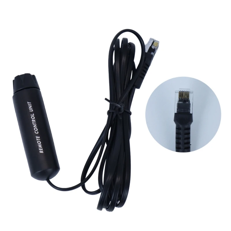 D5BE Car Subwoofer Remote Bass Control Knob, Modular Cord Unit for In Car Listening Tuning, Daily Driving Sound Adjustment 12V