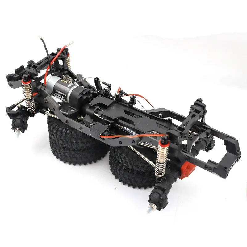TRX4/SCX10/GEN8 1/10 RCクローラーアップグレードパーツ用のディファレンシャルロック付きメタルフロント/リアポータルアクスル、地上高を向上