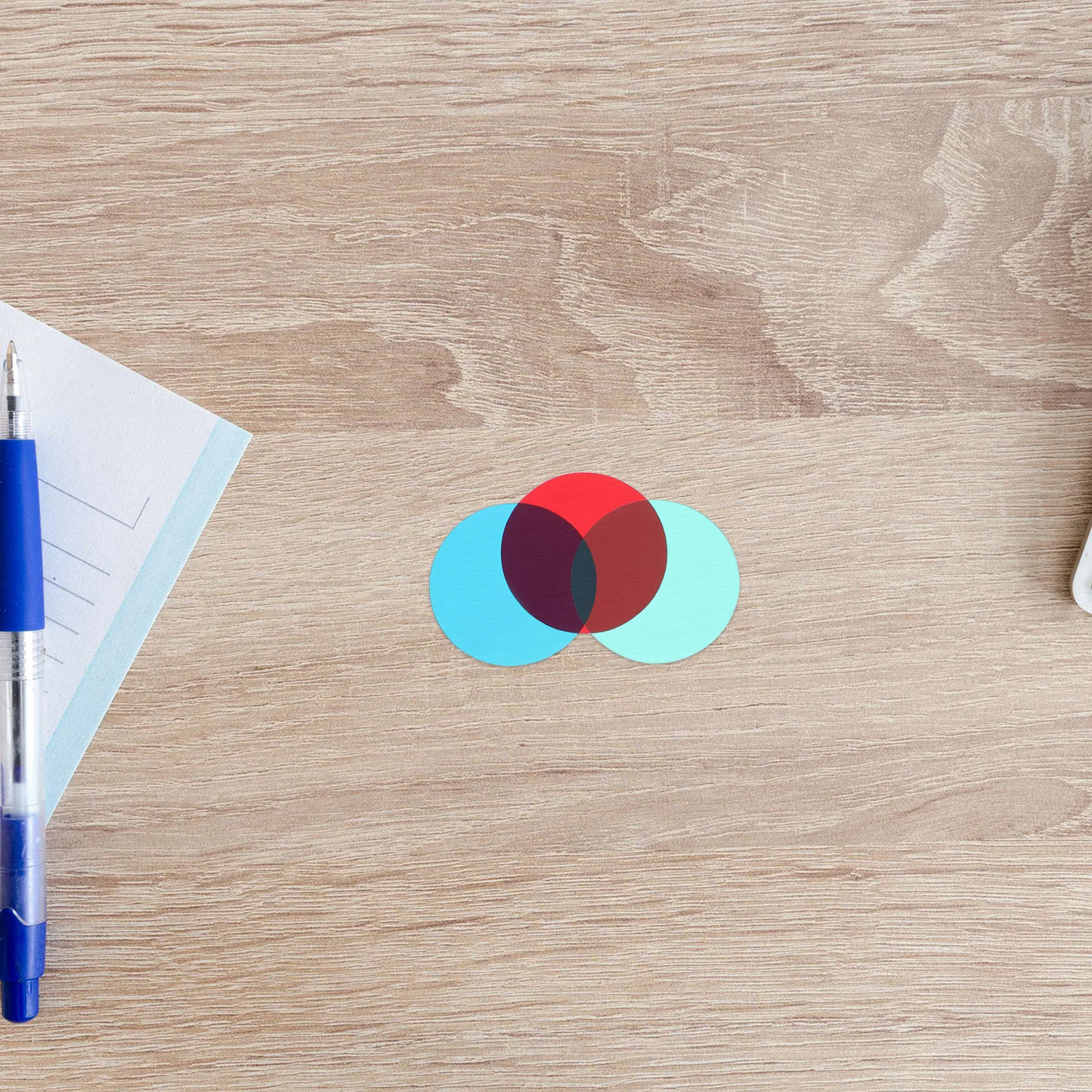 

6pcs Primary Color Filter Sheets Red Green Blue Transparent Plastic For Optics Physics Experiments High Light Transmission