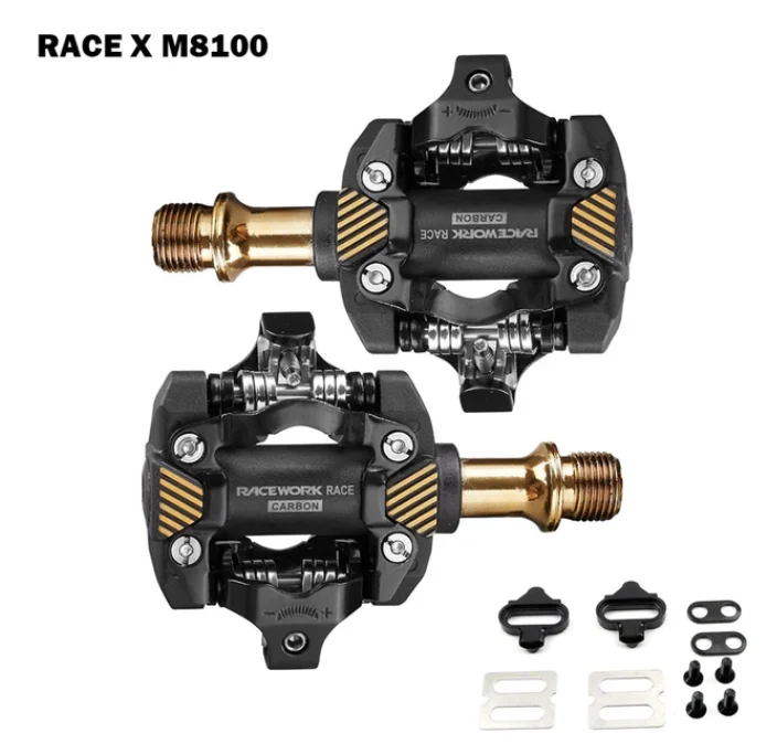 Bicycle Pedals PD-M8020 PD-M8100 MTB Mountain Bike Self-Locking SPD with Cleats forShimano Professional Racing Bike Parts