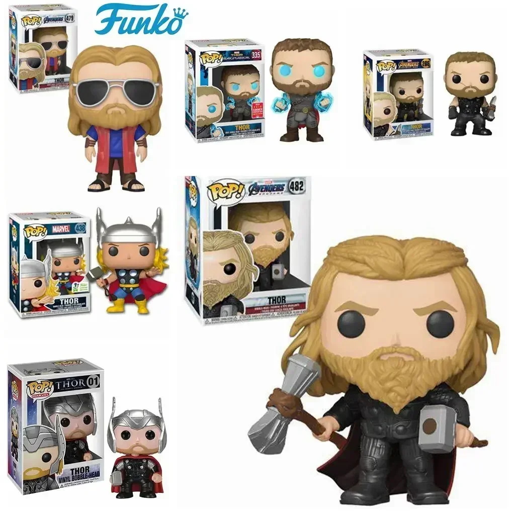NUEVO FUNKO POP Vengadores 4 GUERRA DE FINAL Thor 438 # # 482 01 #   479 #   286 #   335 #   Figura de vinilo de 10cm muñeca BOBBLE-HEAD figuras de juguete de acción regalos