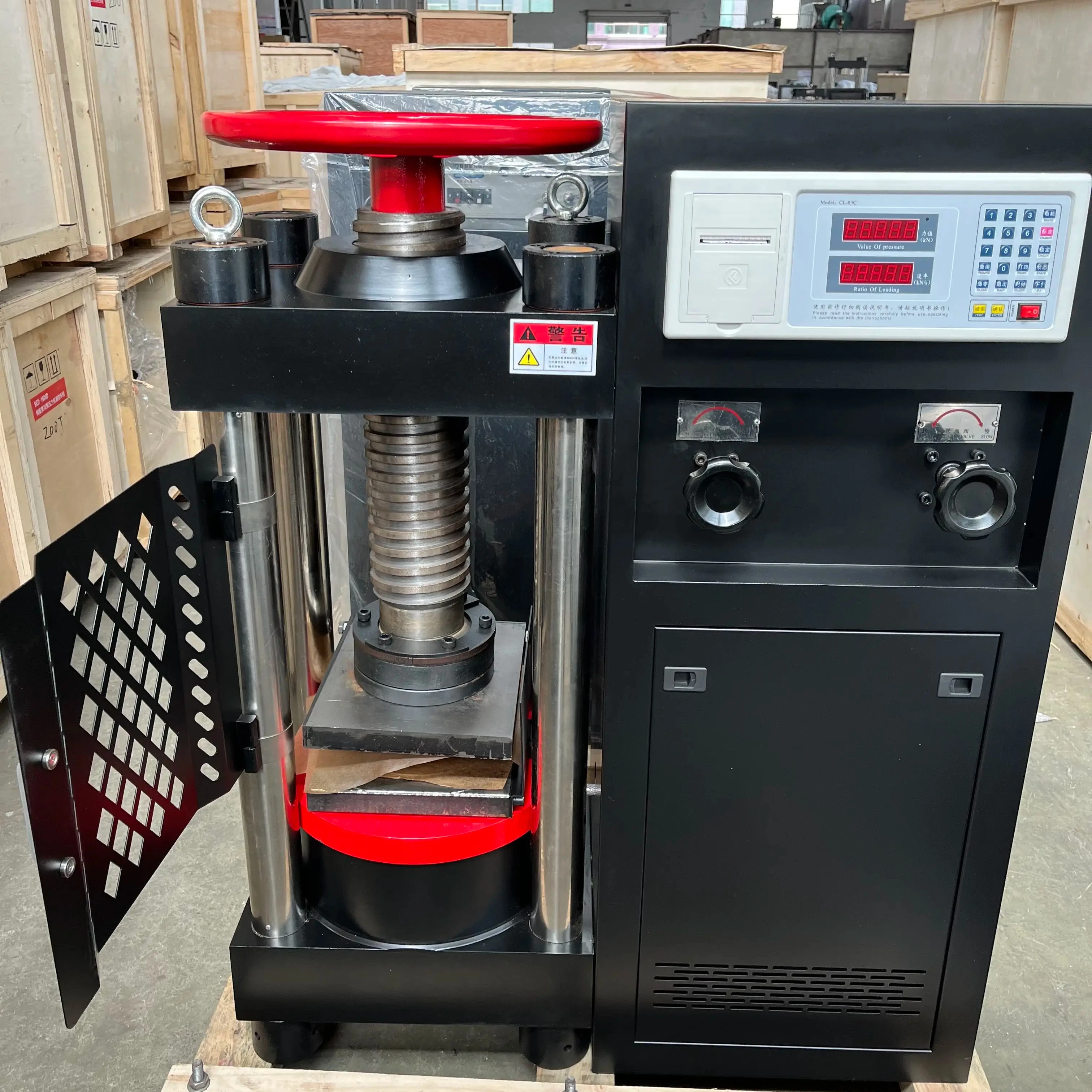 Price discount 2000KN Manually Operate Electric Concrete Press Testing Machine for Concrete Compressive Strength Test Equipment