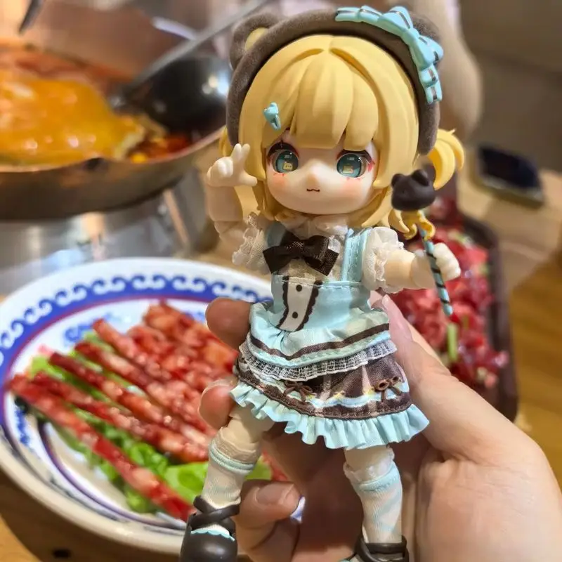 Autêntico nagi besta quarta geração xiaoyao jogo série caixa cega boneca móvel 12 pontos bjd jogo na moda artesanal presente ornamento