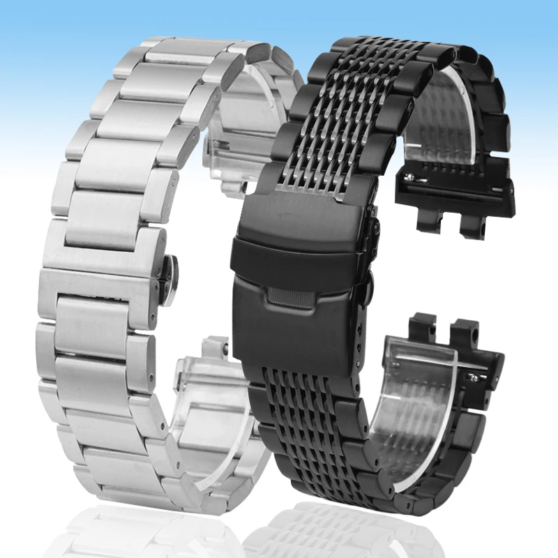 stainless-steel-watch-strap-for-g-shock-casio-small-silver-block-3459-gmw-b5000-gm-b2100-metal-men's-watchband-accessories