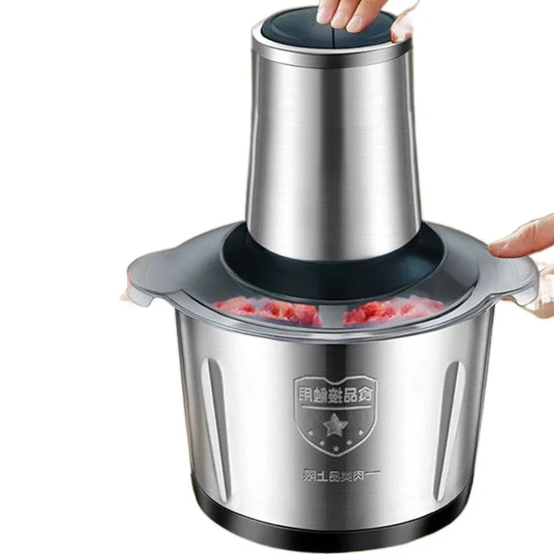 German Automatic Electric Household Meat Grinder Stainless Steel Vegeatbles Slicer Grinder Multi-Function Mixer Chili Cuisine