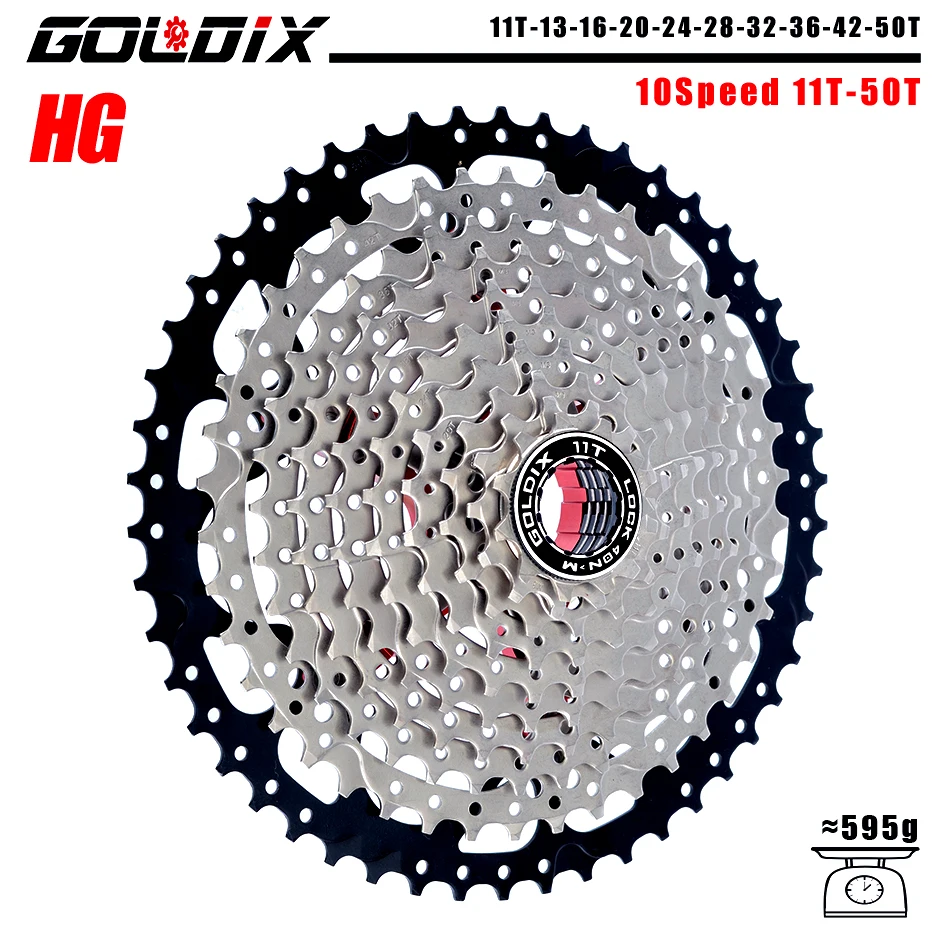 GOLDIX MTB-Kassette 8/9/10/11/12 Geschwindigkeit 36/40/42/46/50/52t K7 Kassette 8V 9V 10V 11V 12V Aluminium legierung für Shimano HG