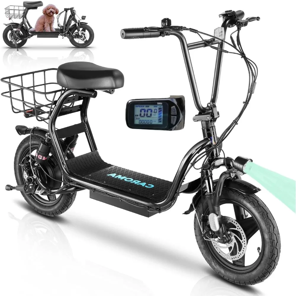 819W Electric Scooter with Seat, 14