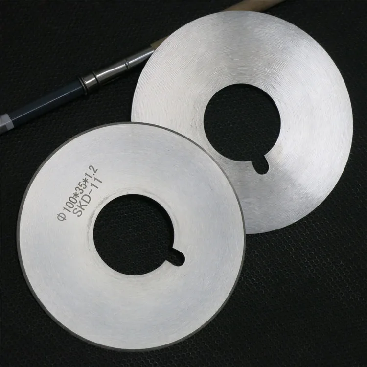 Round blade slitting blade Round blade Dish blade Pagoda tube trimming knife Φ 100x35x1.2