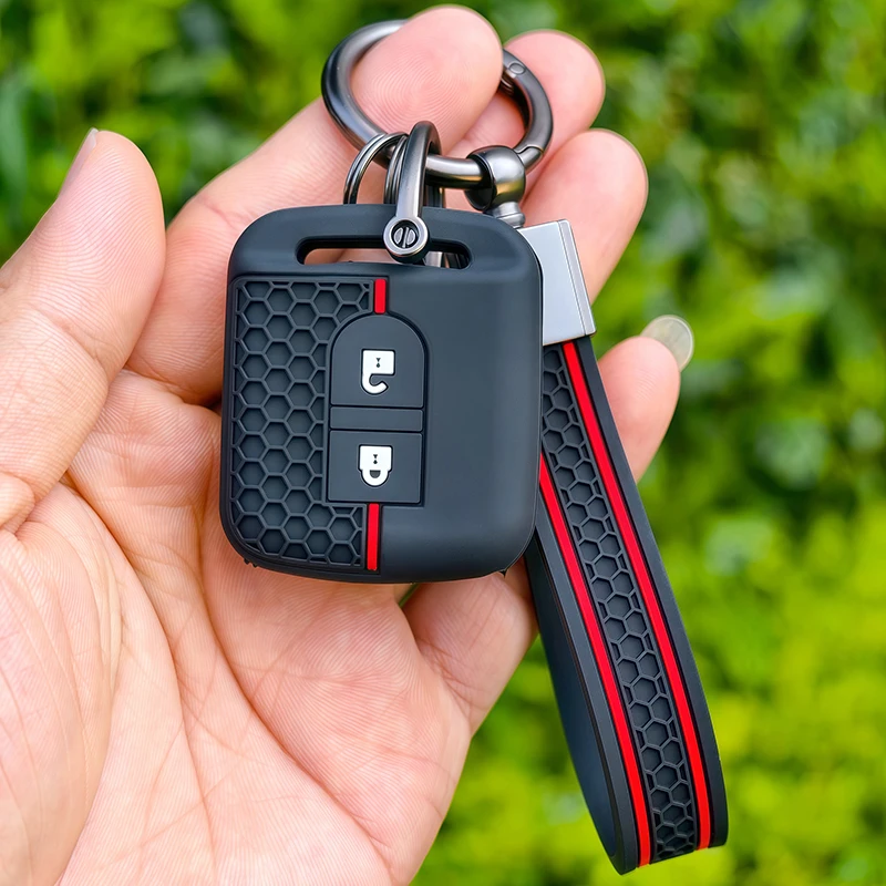 Car Key Silicone Case Fob Rubber Cover For Nissan Micra K12 Note Navara Qashqai J10 Primera Almera Sunny X-Trail