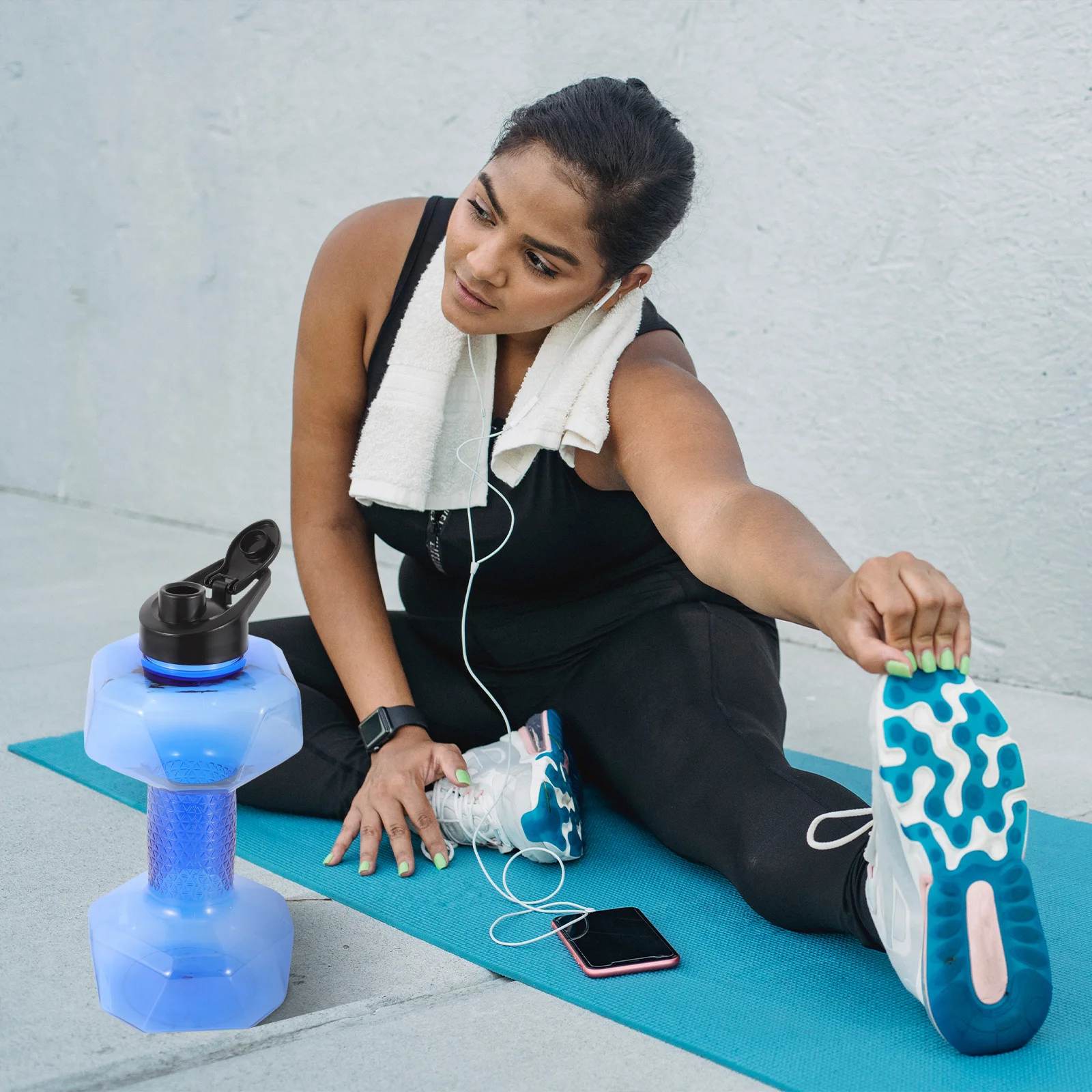 زجاجة مياه للياقة البدنية، غلاية رياضية إبداعية، خفيفة الوزن، الصالة الرياضية، المدرسة، الجري في الهواء الطلق، حامل مياه متين #1