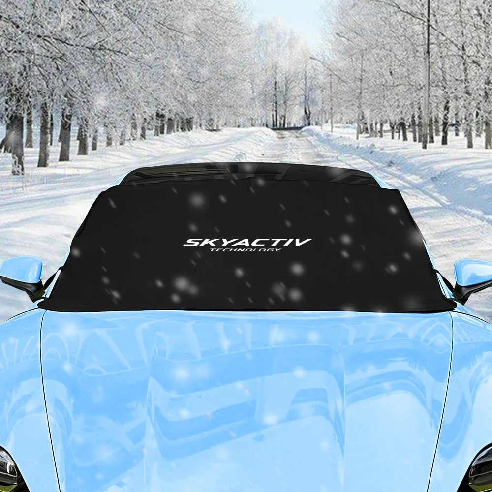 

Car Windshield Snow Blocke Cover Auto Exterior Accessories For Mazda Skyactive 3 Bk 6 Gg Gh Gj CX3 CX5 CX30 CX7 CX8 CX9 MX5 RX8