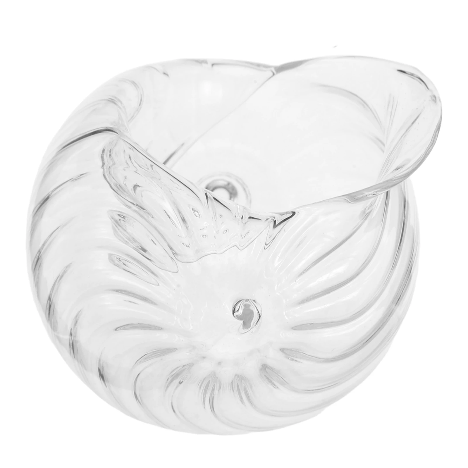 

Unique Drinking Glasses Conch Shaped Clear Glass Cup for Cocktail Juice Wine Beer Decorative Cup Reusable Mug Bar Home