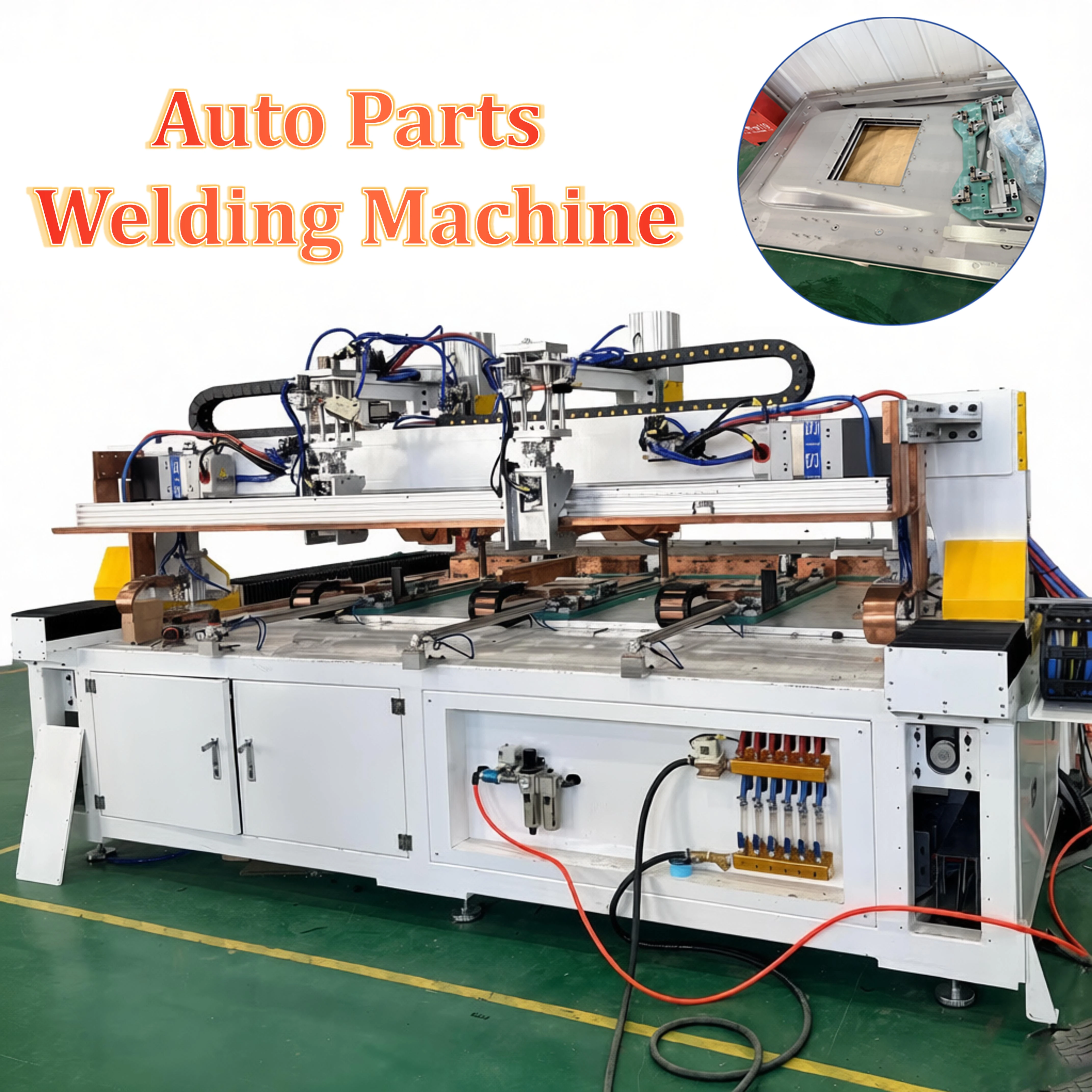 Auto Parts Car Body Medium Frequency High Productivity Dc Spot Welding Machine Spot Welder for Car Bracket