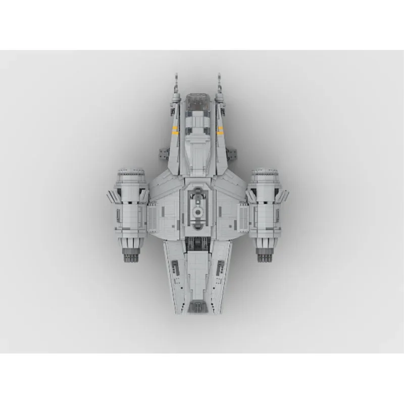 

MOC-140701 Захватывающие сцены из фильма, космический корабль, линкор, строительный блок, модель 7600 деталей, креативная детская игрушка на день рождения для мальчиков, подарок