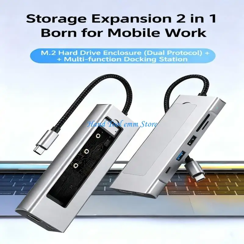 

H37F Multifunction M.2 Hubs Adapter for Fast Speed Transfer and Multiple Device Connection