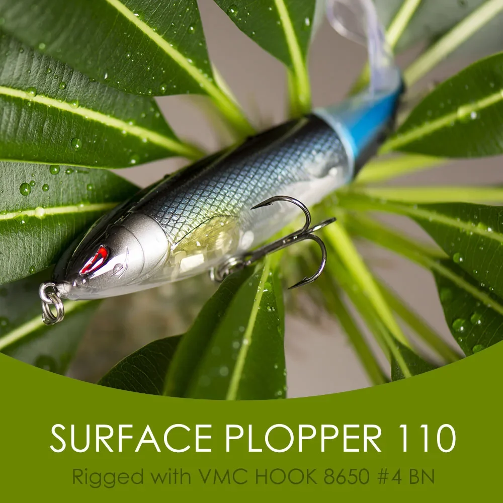 Countbass Plopper señuelo superficie topwater cola giratoria suave - imagen 3