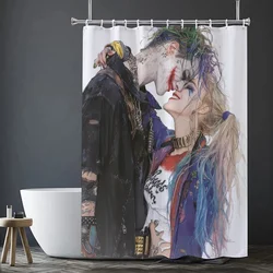 Jokers Shower Curtains Things for the Bathroom Accessories Set Bath Curtain Folding Partition Bedrooms Houses Rooms Quarto Home