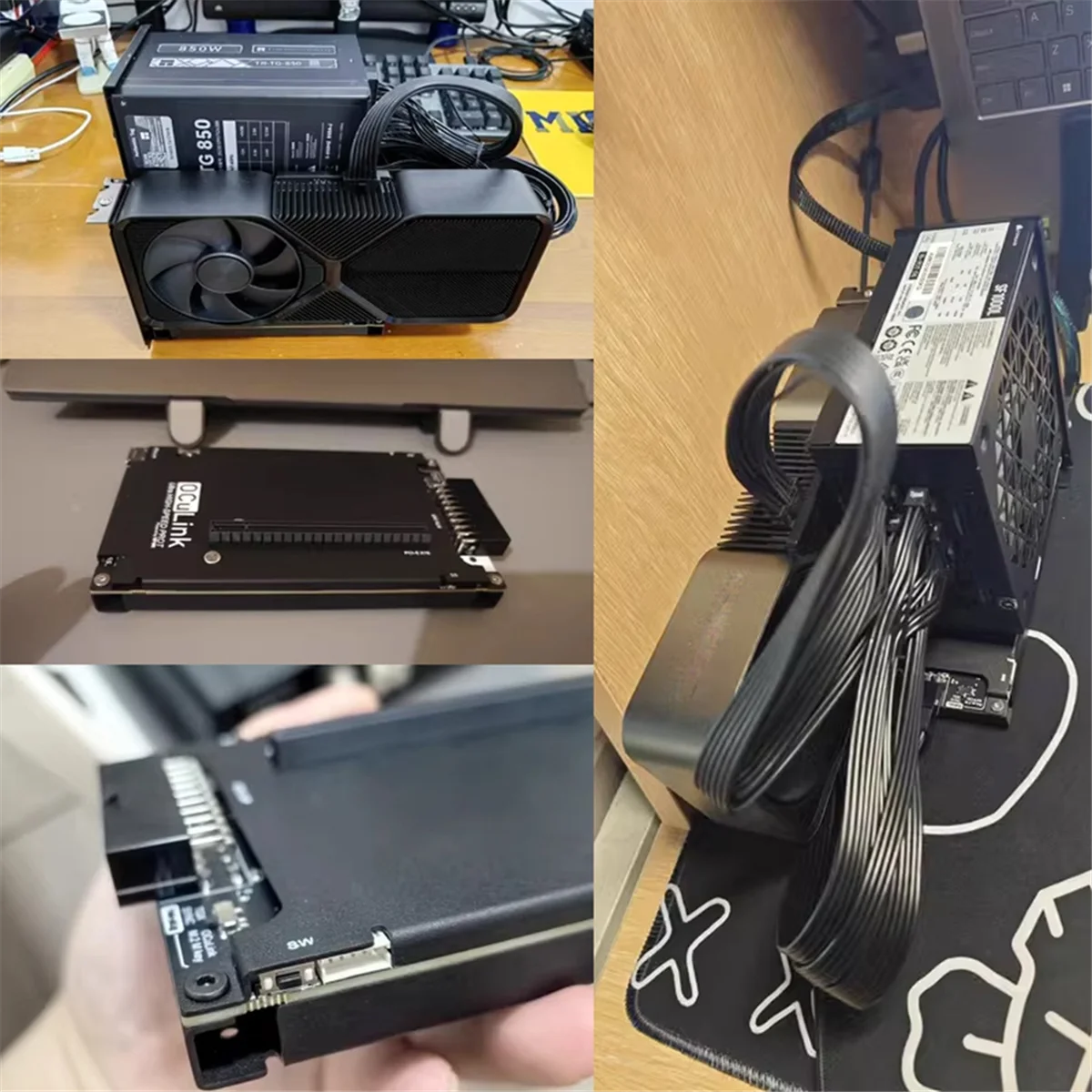 Occ4v2 OCuLink GPU Dock , NVME M.2 ke OCulink Adapter Without_Y80A