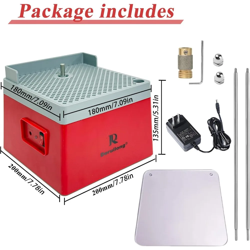 Broyeur de vitrail, outil de meulage d'art de broyeur de verre portatif avec foret de meuleuse de diamant de 5/8"