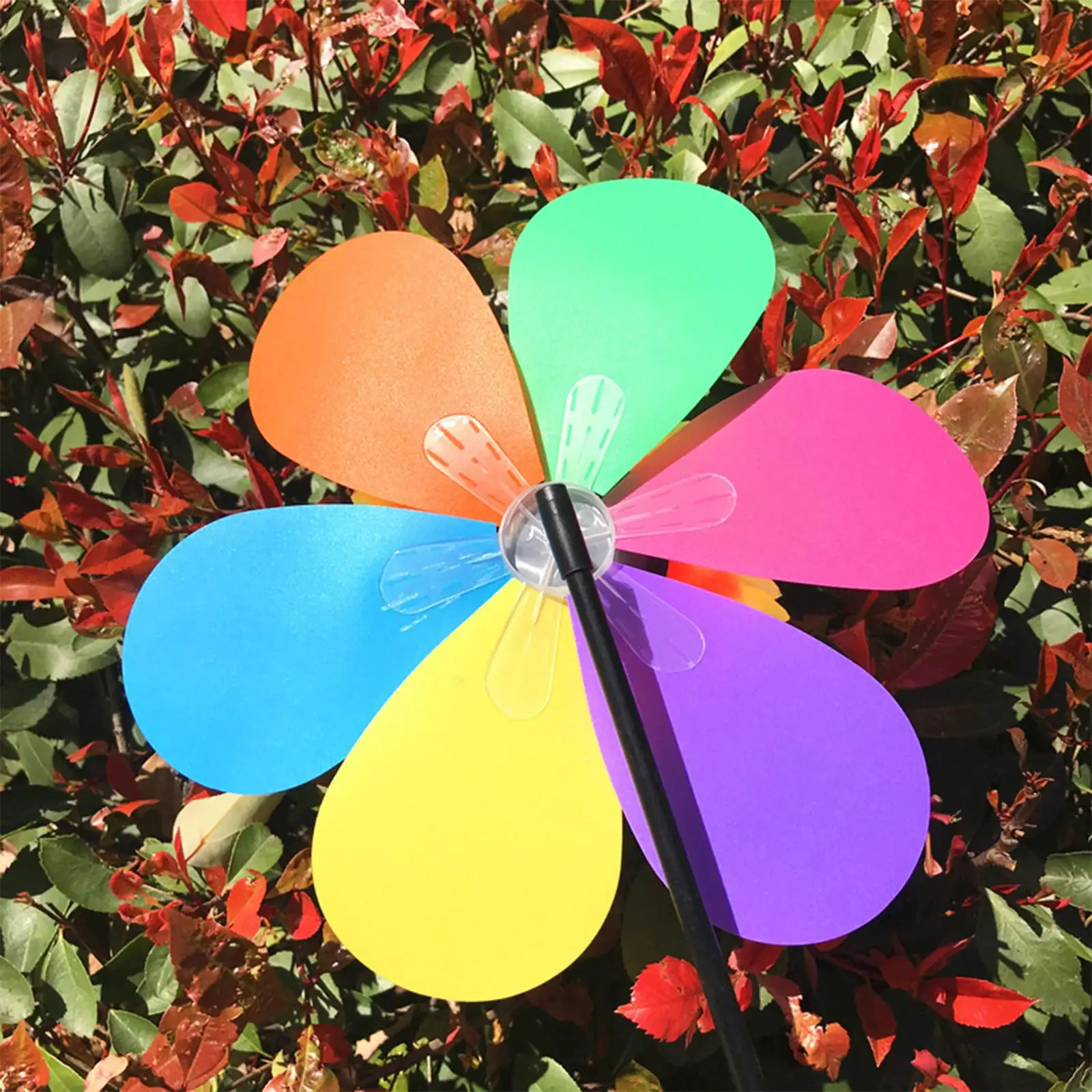 Colorful Pinwheel Educational Multicolor Art Floral Sculptures for Garden Wedding Decoration